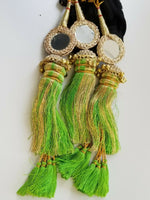 Indian Punjabi Pranda Mehndi Jagoo Mirror Bridal Patiala Paranda Hair Braid A30