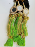 Indian Punjabi Pranda Mehndi Jagoo Mirror Bridal Patiala Paranda Hair Braid A30