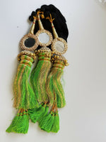 Indian Punjabi Pranda Mehndi Jagoo Mirror Bridal Patiala Paranda Hair Braid A30