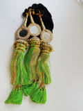 Indian Punjabi Pranda Mehndi Jagoo Mirror Bridal Patiala Paranda Hair Braid A30