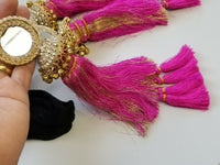 Indian Punjabi Pranda Mehndi Jagoo Mirror Bridal Patiala Paranda Hair Braid A32