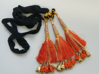 Indian Punjabi Pranda Mehndi Jagoo Charms Bridal Patiala Paranda Hair Braid A43