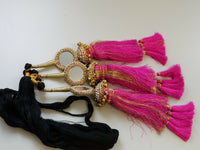 Indian Punjabi Pranda Mehndi Jagoo Mirror Bridal Patiala Paranda Hair Braid A32