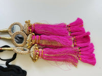 Indian Punjabi Pranda Mehndi Jagoo Mirror Bridal Patiala Paranda Hair Braid A32