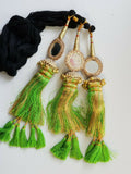 Indian Punjabi Pranda Mehndi Jagoo Mirror Bridal Patiala Paranda Hair Braid A30
