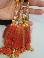 Indian Punjabi Pranda Mehndi Jagoo Charms Bridal Patiala Paranda Hair Braid A43