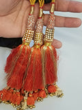 Indian Punjabi Pranda Mehndi Jagoo Charms Bridal Patiala Paranda Hair Braid A43