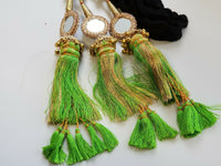 Indian Punjabi Pranda Mehndi Jagoo Mirror Bridal Patiala Paranda Hair Braid A30