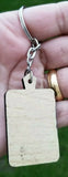 Sikh Punjabi Gurmukhi Alphabet Fatti Singh Kaur Khalsa Wood Key chain Key Ring K