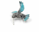 Stunning Silver plated Apple IPAD Advert Fly BIRD Celebrity Brooch Broach Pin F7