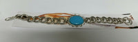 Stunning Steel SALMAN KHAN STYLE Movie Prem Ratan Dhan Payo Turquoise Bracelet G
