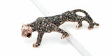 Stunning Vintage Look Rose Gold plated Retro Leopard Celebrity Brooch Broach Pin