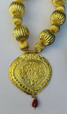 Punjabi Folk Cultural Bhangra Gidha Kaintha Pendant Purple necklace M22 Gift