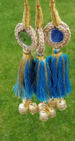 Indian Punjabi Pranda Mehndi Jagoo Mirror Bridal Patiala Paranda Hair Braid H2