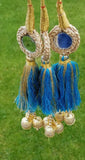 Indian Punjabi Pranda Mehndi Jagoo Mirror Bridal Patiala Paranda Hair Braid H2