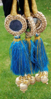 Indian Punjabi Pranda Mehndi Jagoo Mirror Bridal Patiala Paranda Hair Braid H2
