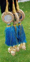 Indian Punjabi Pranda Mehndi Jagoo Mirror Bridal Patiala Paranda Hair Braid H2