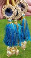 Indian Punjabi Pranda Mehndi Jagoo Mirror Bridal Patiala Paranda Hair Braid H2