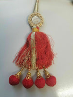 Indian Punjabi Pranda Mehndi Jagoo Mirror Bridal Patiala Paranda Hair Braid A11