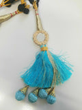 Indian Punjabi Pranda Mehndi Jagoo Mirror Bridal Patiala Paranda Hair Braid A13