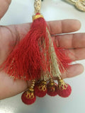 Indian Punjabi Pranda Mehndi Jagoo Mirror Bridal Patiala Paranda Hair Braid A11