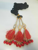 Indian Punjabi Pranda Mehndi Jagoo Mirror Bridal Patiala Paranda Hair Braid A11