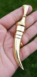 Gold Plated Sikh Steel Ceremonial Mini Siri Sahib Mirch Chilli design Singh NN7