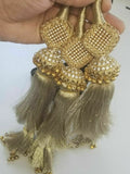 Indian Punjabi Pranda Mehndi Jagoo Charms Bridal Patiala Paranda Hair Braid A21