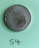 Silver plated Lakshmi Ganesh Ji Hindu OM Legend Shubh Labh  Good Luck Coin Gift