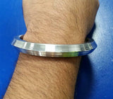 Sikh Kara Stainless Steel Kada CHUNKY Lines Bangle Singh Khalsa New Bracelet B10