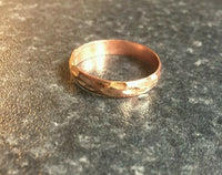 Evil Eye Protection Amulet Pure Copper Punjabi Hindu Sikh Ring Cut Design Challa