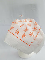Sikh Hindu Muslim Orange Print bandana Head Wrap Gear Rumal Handkerchief Gift