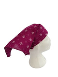 Purple Khanda Rumal Sikh Head Wrap Bandana Punjabi Cotton Cloth Handkerchief UK