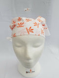 Sikh Hindu Muslim Orange Print bandana Head Wrap Gear Rumal Handkerchief Gift