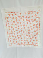 Sikh Hindu Muslim Orange Print bandana Head Wrap Gear Rumal Handkerchief Gift