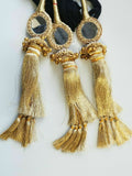 Indian Punjabi Parandi Mehndi Jagoo Mirror Bridal Patiala Paranda Hair Braid A37