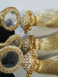 Indian Punjabi Parandi Mehndi Jagoo Mirror Bridal Patiala Paranda Hair Braid A37