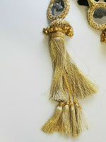 Indian Punjabi Parandi Mehndi Jagoo Mirror Bridal Patiala Paranda Hair Braid A37