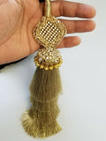 Indian Punjabi Pranda Mehndi Jagoo Charms Bridal Patiala Paranda Hair Braid A28