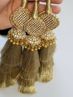 Indian Punjabi Pranda Mehndi Jagoo Charms Bridal Patiala Paranda Hair Braid A28