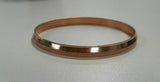 Stunning 100% Pure Copper Punjabi Hindu Sikh Singh Khalsa 1 Edge Healing Kara B1