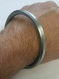 Sarbloh Kara Pure Iron Flat Kada Sikh Bangle Traditional 5Ks Khalsa Bracelet F4R Unisex Gift