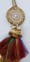 Indian punjabi pranda mehndi jagoo mirror bridal patiala paranda hair braid rrr6