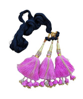 Indian punjabi parandi mehndi jaago viyah bridal patiala paranda hair braid tt11