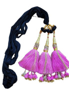Indian punjabi parandi mehndi jaago viyah bridal patiala paranda hair braid tt11