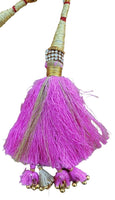 Indian punjabi parandi mehndi jaago viyah bridal patiala paranda hair braid tt11