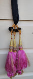 Punjabi Parandi mehndi jaago viyah bridal Patiala paranda Indian hair braid TT11R Bollywood handmade design Dulhan