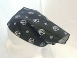Black Khanda Rumal Sikh Temple Head Cover Cotton Bandana Head Wrap Black Khalsa