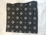Sikh Punjabi Singh Kaur Black Khalsa Khandas bandana Head Wrap Gear Rumal Hankie