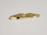 Stunning diamonte gold plated hindu sikh punjabi moustache brooch broach pin
